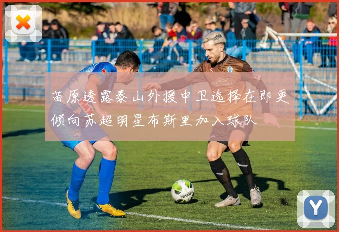 苗原透露泰山外援中卫选择在即更倾向苏超明星布斯里加入球队